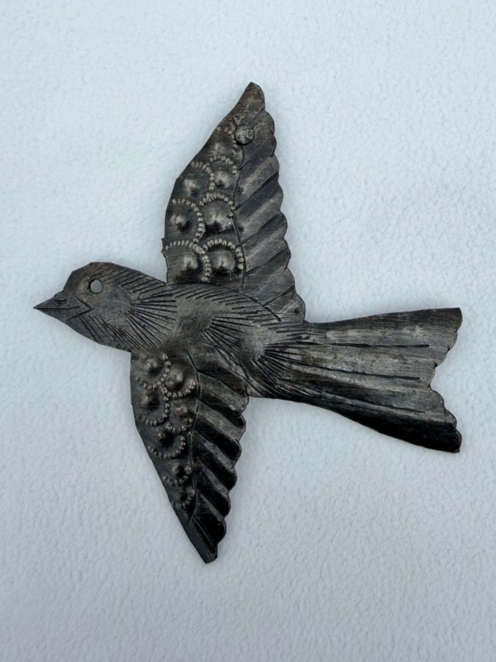 Birds in Flight Hand Crafted Metal Art Wall Decor ~ Set of 2 - Picture 7 of 10